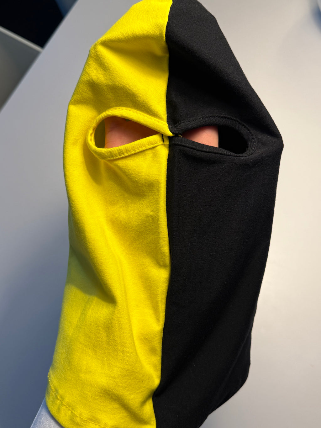 Maske - sort og gul