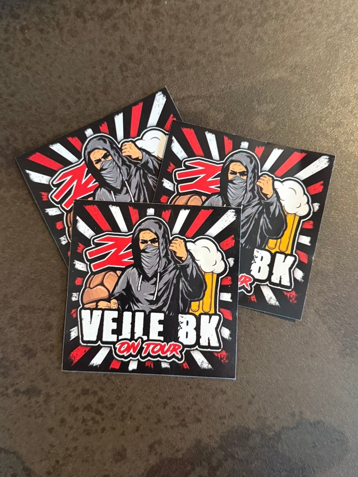 VB - Vejle stickers 8x8 cm