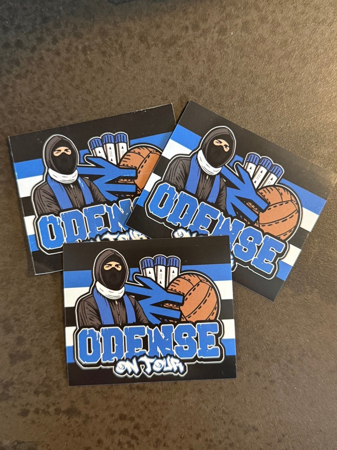 OB - Odense stickers 8x7 cm