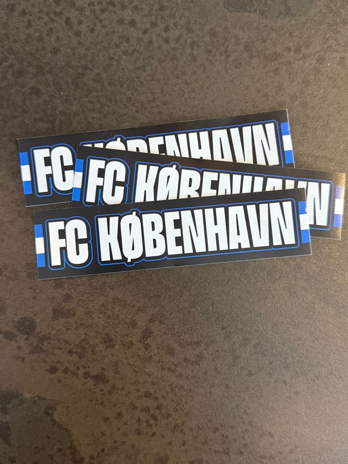 FCK - København stickers 12x3 cm