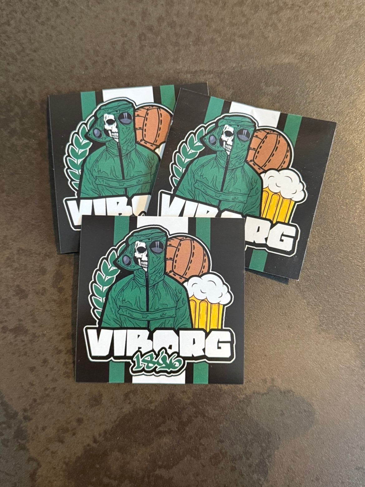 VFF - Viborg Stickers 8x8 cm
