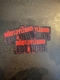 midtjylland - FCM stickers 9x5 cm