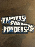 RFC - Randers stickers 11x5 cm