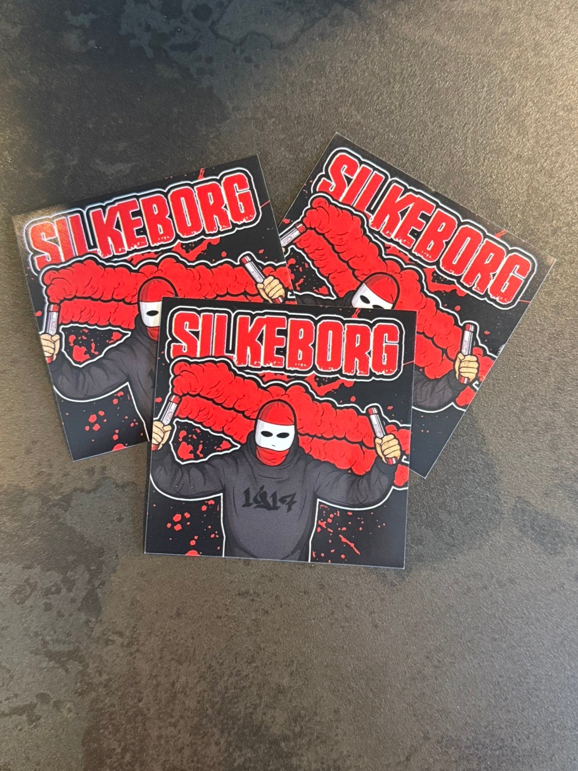 SIF - Silkeborg stickers 8x8 cm