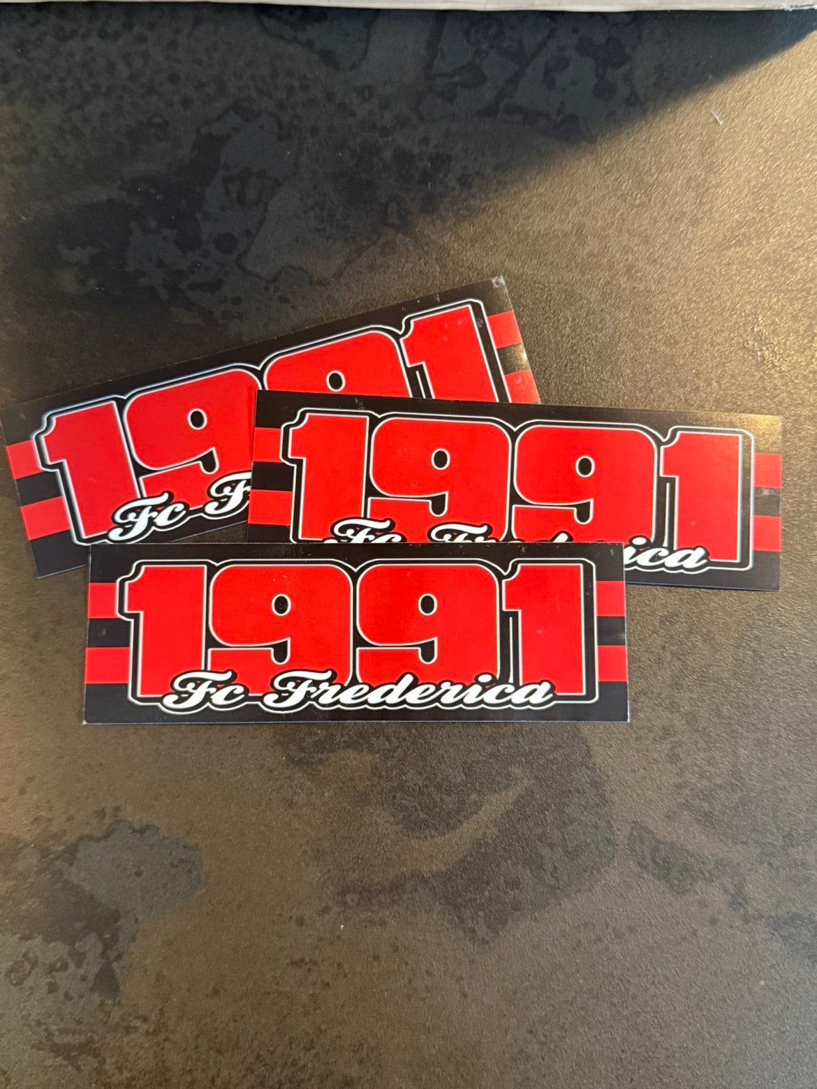 FCF - Fredericia stickers 11x5 cm