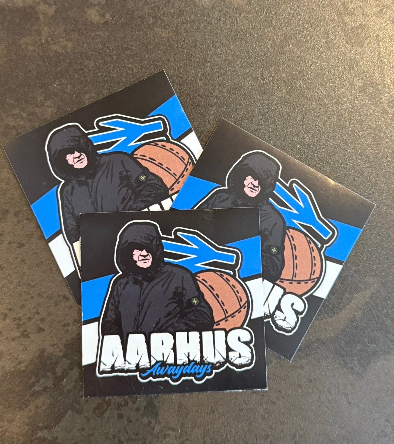 AGF - Århus stickers 8x8 cm