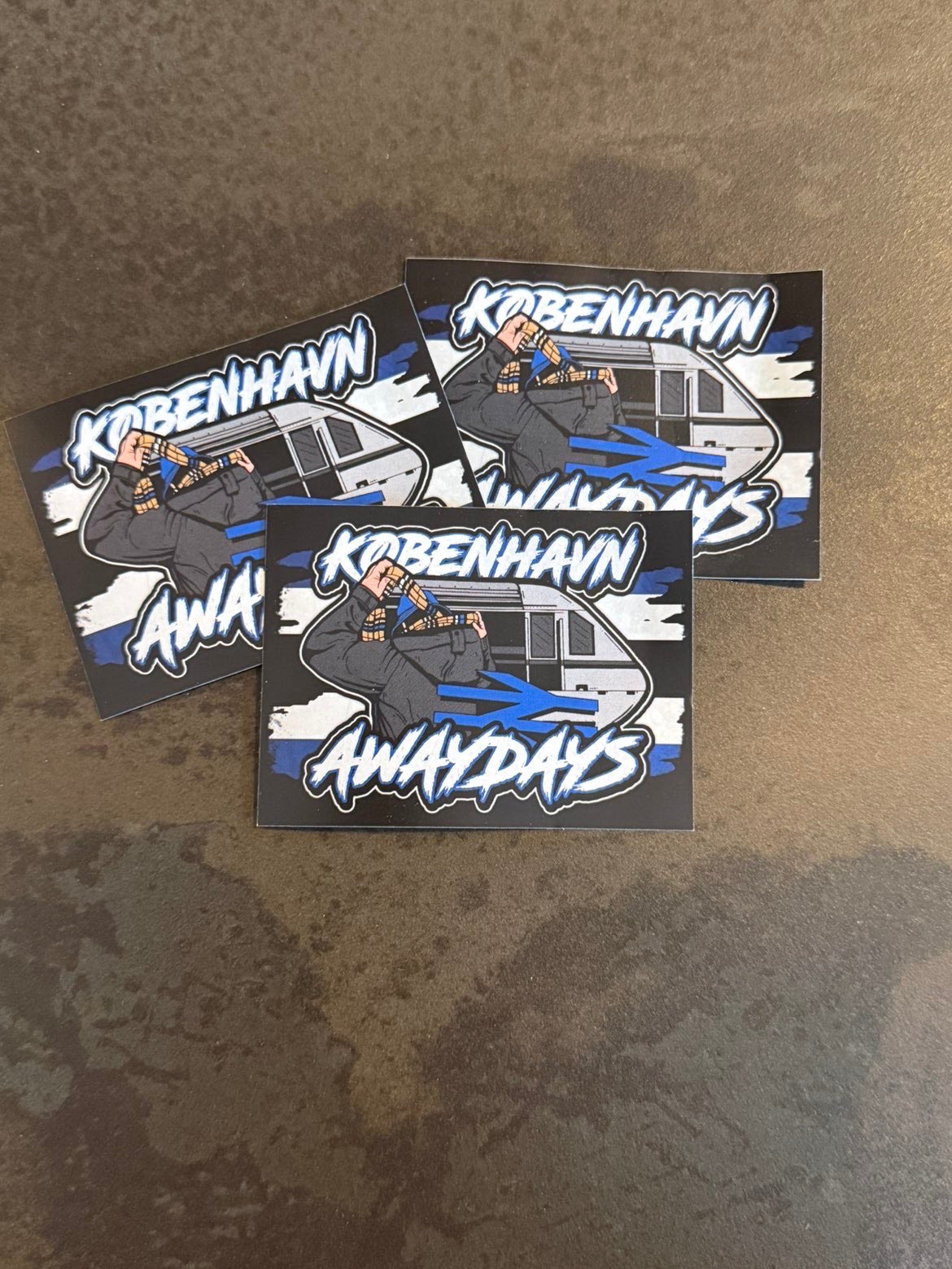 FCK - København stickers 9x7 cm