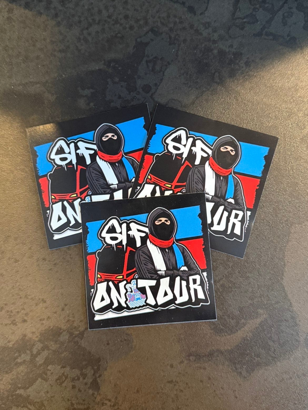 SIF - Silkeborg stickers 8x8 cm