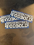 SJF -  Sønderjyske stickers 12x4 cm
